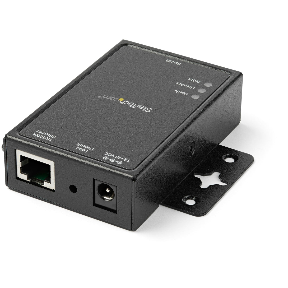StarTech.com Servidor de Dispositivos IP de 1 Puerto Serie RS232 - Adaptador Conversor Ethernet RJ45 - Montaje Riel DIN