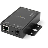 StarTech.com Servidor de Dispositivos IP de 1 Puerto Serie RS232 - Adaptador Conversor Ethernet RJ45 - Montaje Riel DIN