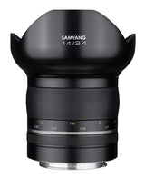 Samyang SYXP14-C XP - Objetivo Gran Angular de 14 mm f/2,4 de Alta Velocidad para Canon EF con Chip Ae Integrado, Color Negro