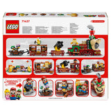 LEGO Super Mario El Tren expreso Bowser - Juguete Interactivo xon 2 Estaciones y 6 Figuras Inc. Hermano Martillo y 2 Goombas - Regalo Gamer para Niños y Niñas de 9+ Años 71437