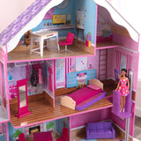 KidKraft Treehouse Retreat Casa de Muñecas de Madera con Muebles y Accesorios, Casita de Juguete con Perro, Garaje y Ascensor para muñecas de 30 cm, Juguetes niños y niñas Desde 3 años (10108)