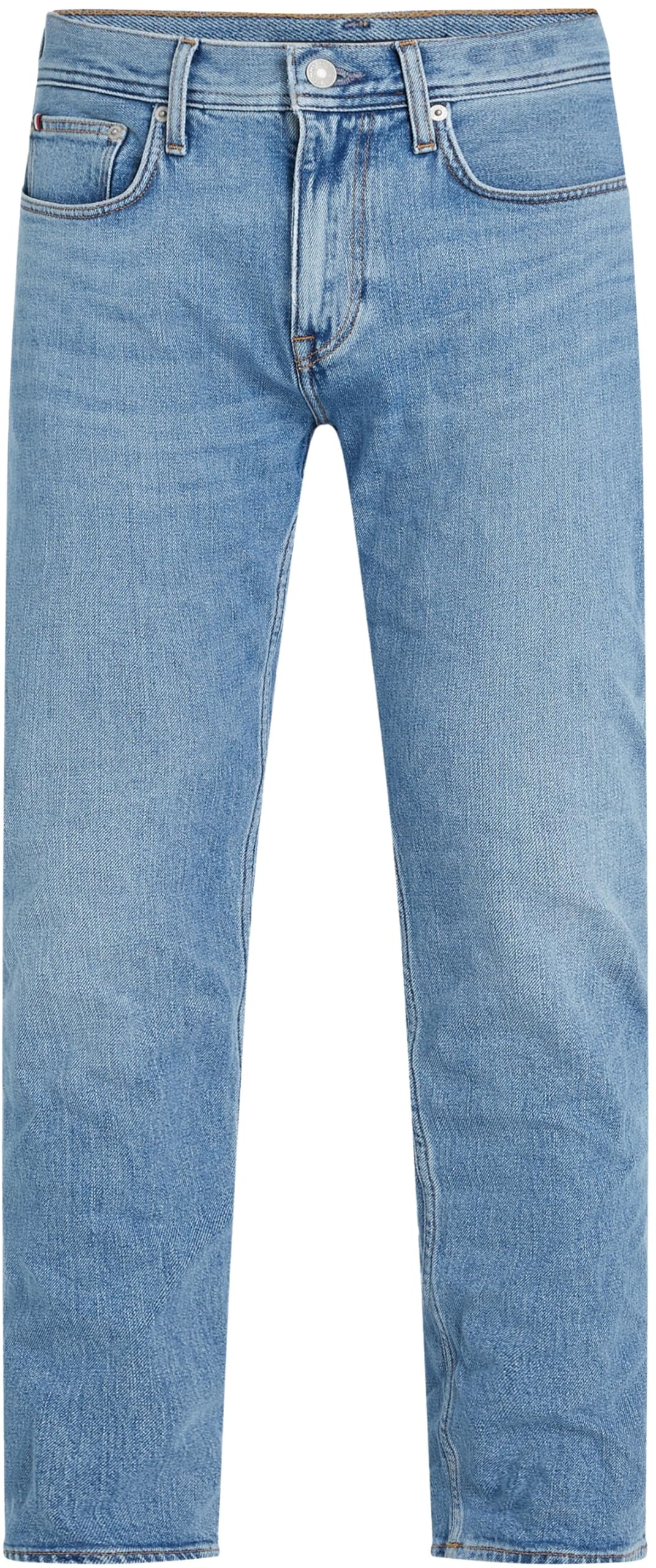 Tommy Hilfiger Vaqueros Hombre Denton Straight Leg Fit, Azul (Mesa Blue), 30W/40L