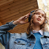 Sudio K2 Black Over-Ear Headphones, Hybrid Active Noise Cancellation, con micrófono Integrado, Carga a través de USB-C, hasta 35 Horas de reproducción, Panel táctil, Sonido de Cristal Premium