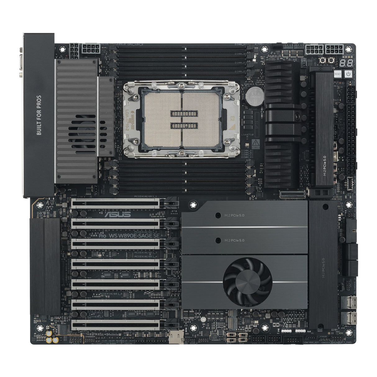 Asus Pro Ws W890E-Sage Se - Motherboard - E-Atx / Ssi Eeb - Lga4710-2 Socket - W890 Chipsatz - Usb 3.2 Gen 1, UsB-C 3.2 Gen 2x2, Usb4, Usb 3.2 Gen 2