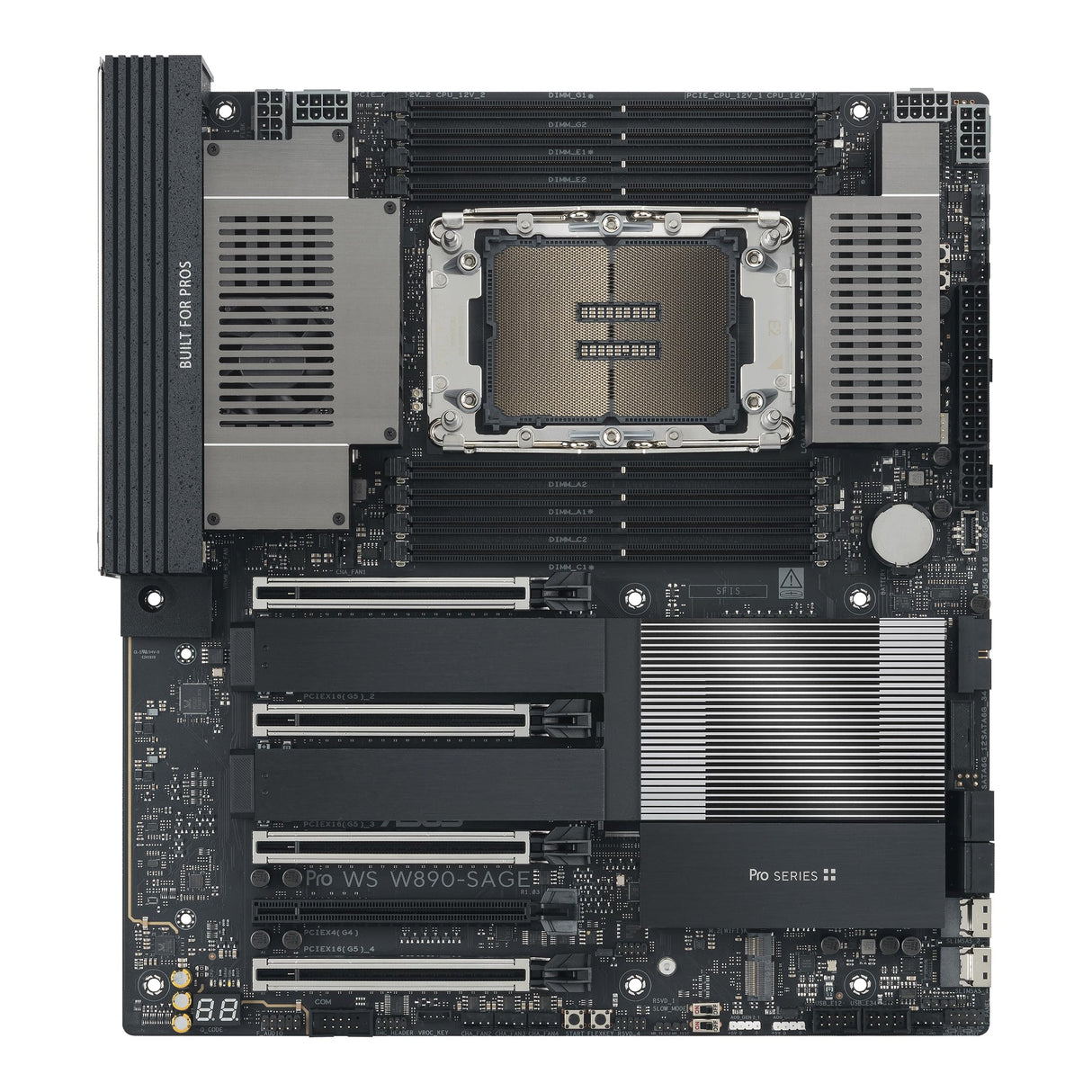 Asus Pro Ws W890-Sage - Motherboard - Ssi Ceb - Lga4710-2 Socket - W890 Chipsatz - Usb4, Usb 3.2 Gen 2, UsB-C 3.2 Gen 2x2, Usb 3.2 Gen 1 - 2.5 Gigabi