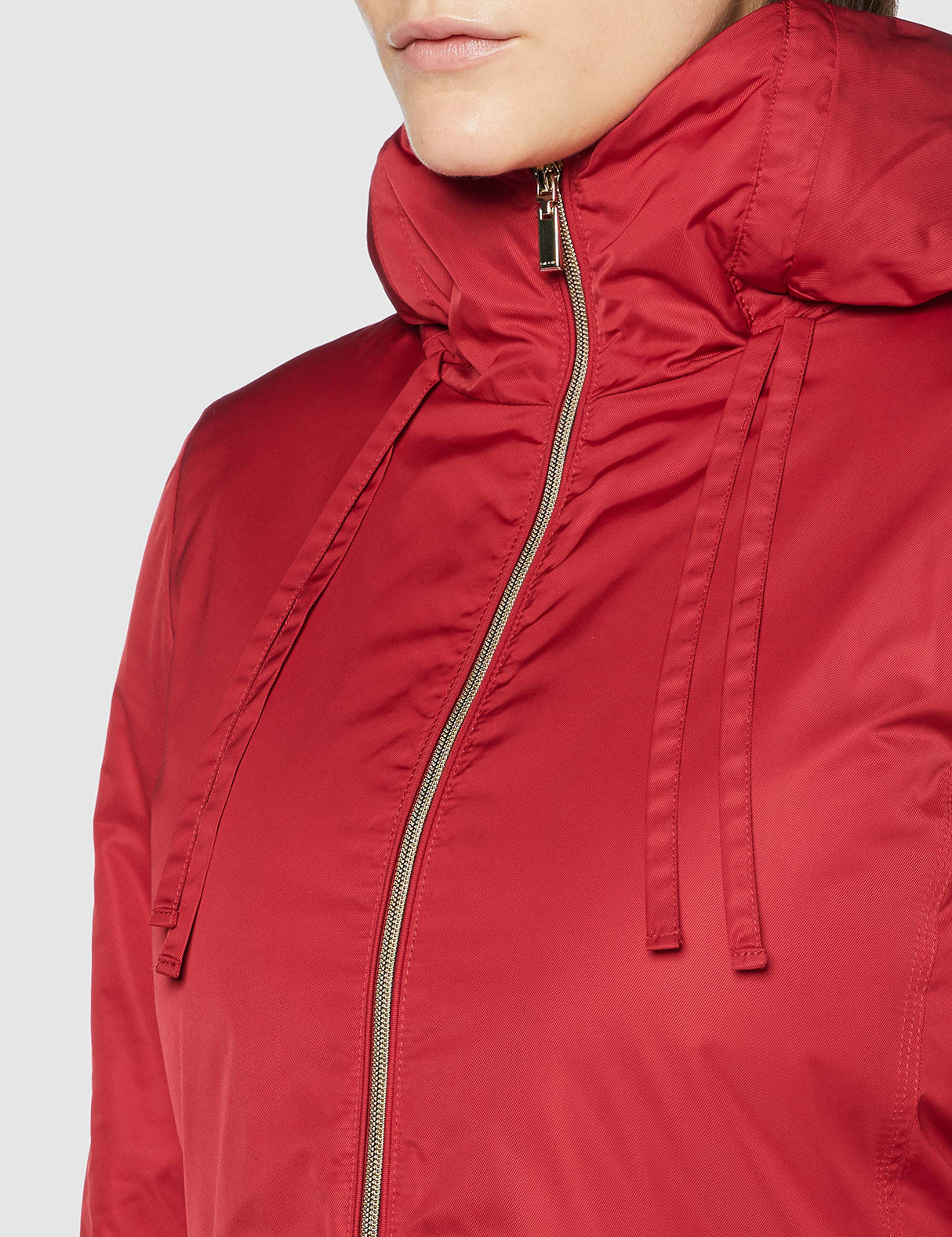 Geox W MYRIA MID JKT (W04 Mujer Chaquetas, Rojo, 44