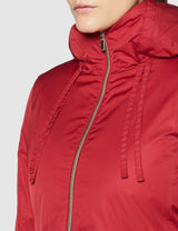 Geox W MYRIA MID JKT (W04 Mujer Chaquetas, Rojo, 44