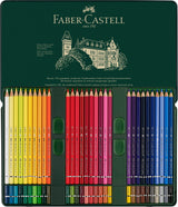 Faber-Castell 117560 - Estuche de Metal con 60 Lápices de Colores Acuarelables - Multicolor