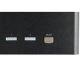 StarTech.com Switch Conmutador KVM de 2 Puertos DisplayPort 4K para 3 Monitores - Vídeo de 4K y 60Hz Ultra HD HDR - Hub Ladrón USB 3.0 de 2 Puertos y 4 Puertos USB 2.0 Audio HotKey TAA (SV231TDPU34K)