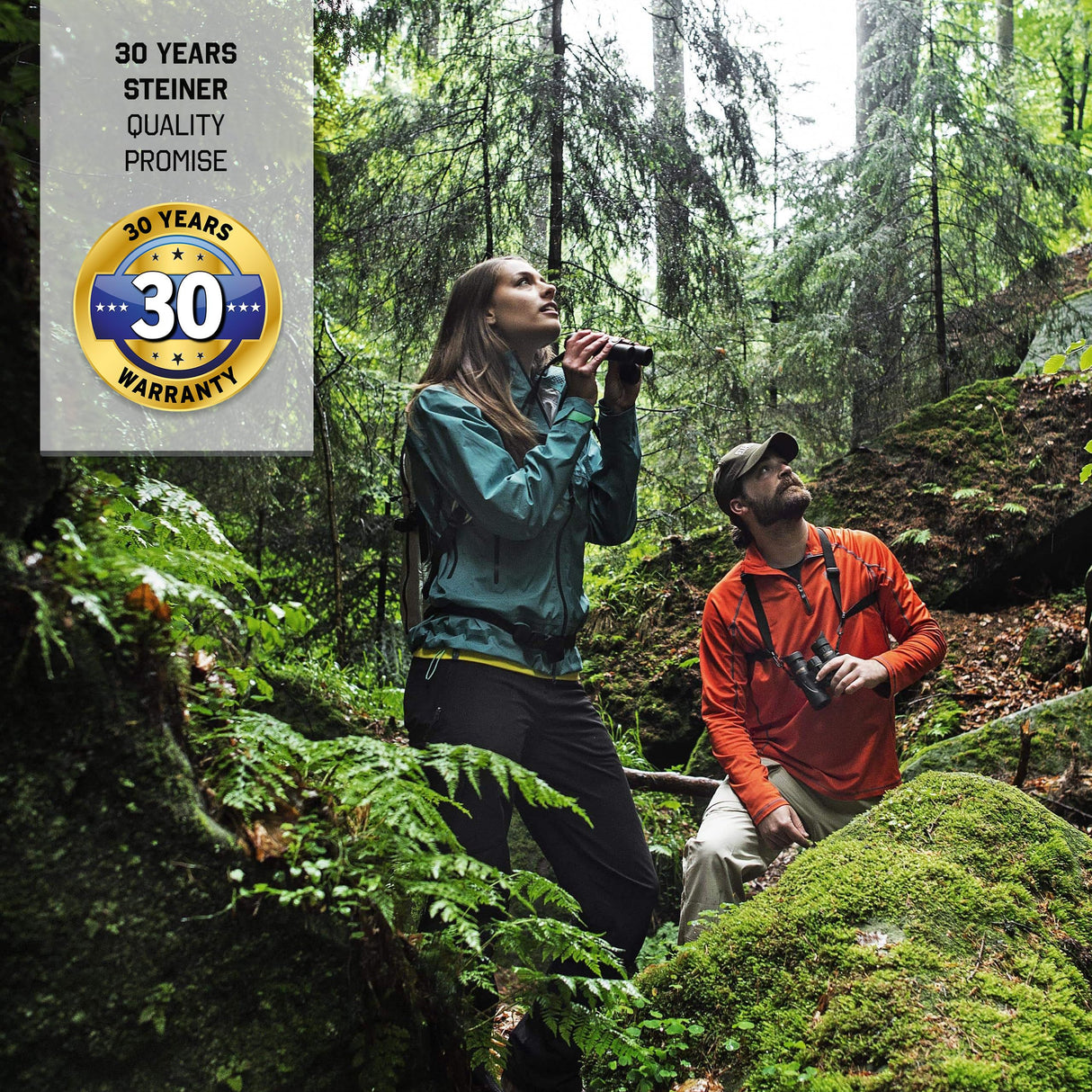 STEINER Prismáticos Wildlife 10,5x28 - Óptica de Calidad Alemana, imágenes HD de Alto Contraste, Ligeros, Ideales para Senderismo y para observaciones detalladas de la Naturaleza
