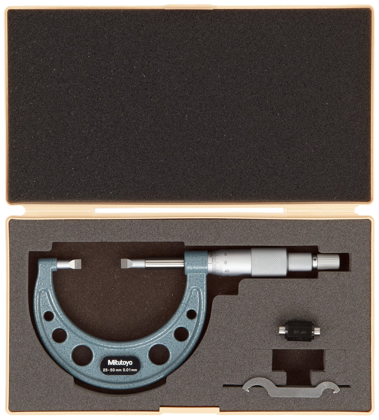 Mitutoyo – 122 – 106 hoja micrometre, gama 125 mm-150 mm