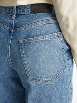 Tommy Hilfiger Vaqueros Mujer Wide Leg Cintura Alta, Azul (Ali), 28W/28L