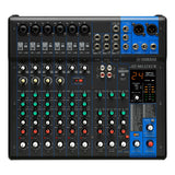 Yamaha MG12XUK Mezclador compacto (versión con potenciómetros) – Mezclador compacto de 12 canales, efectos SPX, funciones de audio USB y preamplificadores de micro D-PRE
