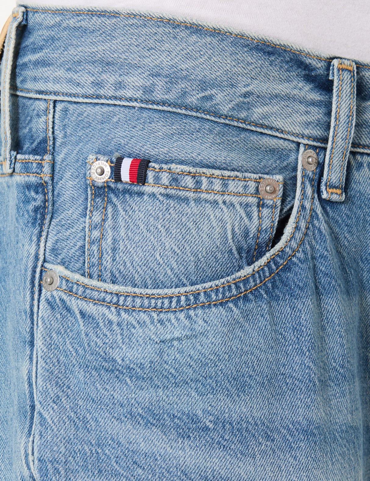Tommy Hilfiger Regular Mercer Rgd Mw0Mw39221 Recto, Denim (Marty Blues), 32W / 34L para Hombre