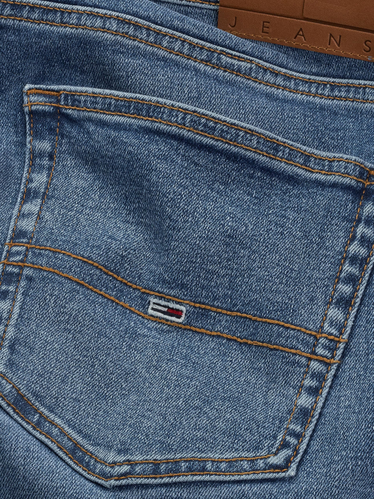 Tommy Jeans Scanton Slim Bi0234 Dm0Dm21378 Corte Entallado, Denim (Denim Medium), 33W / 30L para Hombre