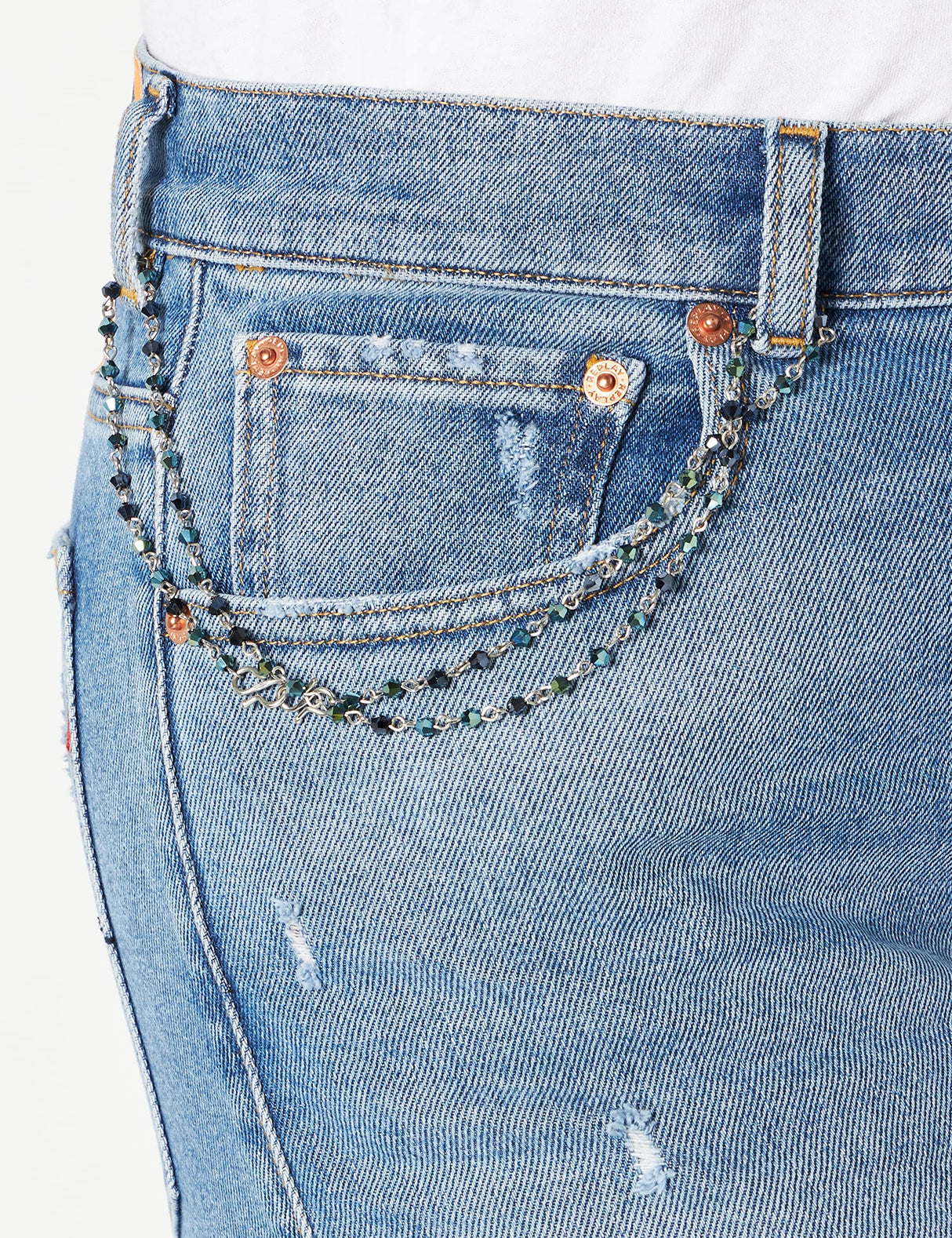 REPLAY Kiley, Jeans Mujer, Azul (009 Azul Medio), 25W / 28L