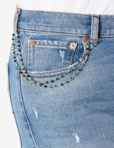 REPLAY Kiley, Jeans Mujer, Azul (009 Azul Medio), 25W / 28L