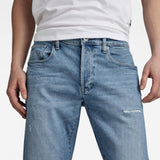 G-Star Para Hombre 3301 Slim Fit Jeans, Azul (faded niagara restored 51001-D316-G007), 32W / 34L