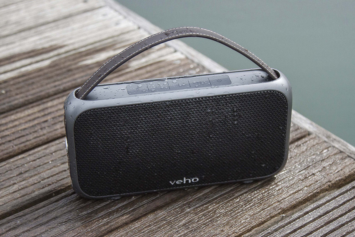 Veho VSS-014-M7 - Altavoz inalámbrico Bluetooth, Color Plata