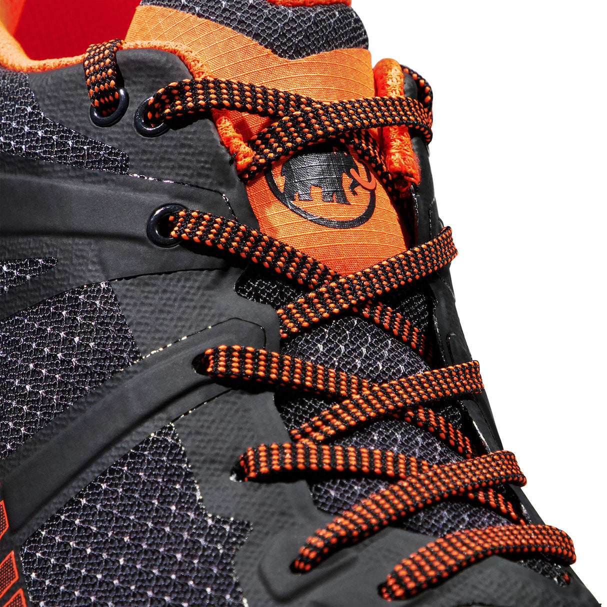 Mammut SERTIG II Low, Zapatillas de Senderismo Hombre, Black/Vibrant Orange, 44 EU