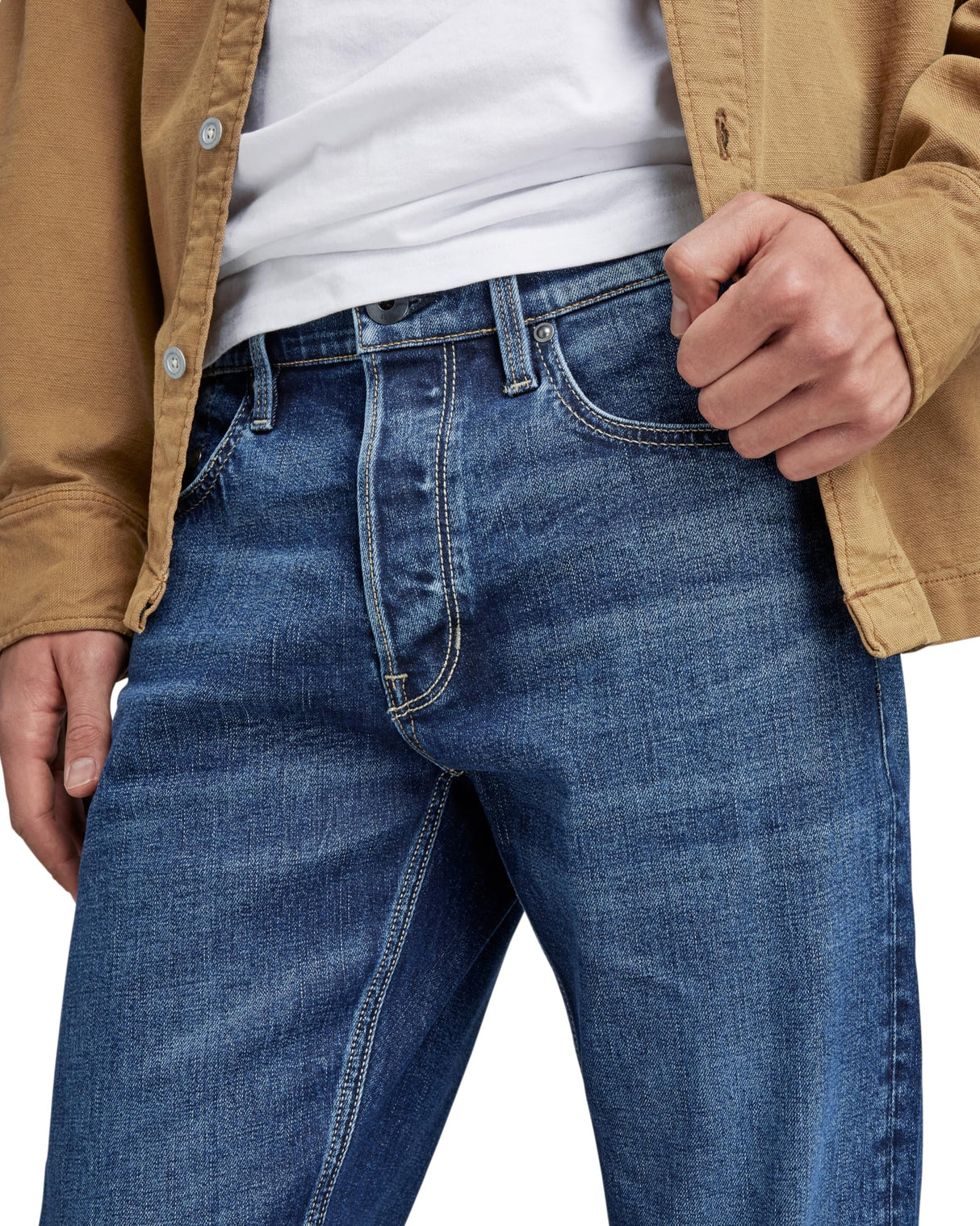 G-STAR Mosa Straight Jeans Hombre, Azul (Faded Atlantic Ocean D23692-c052-g119), 34W / 30L
