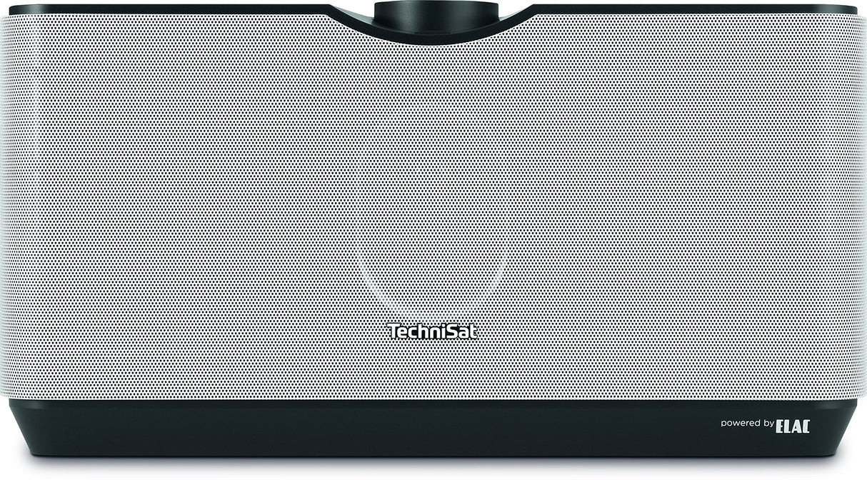 TechniSat AUDIOMASTER MR2 - Altavoz ELAC WLAN de 60W y Radio Internet (con Streaming de Audio UPnP/DLNA, Altavoz Multiroom para Reproducir Radio Internet, Spotify y Bluetooth) Negro/Plateado