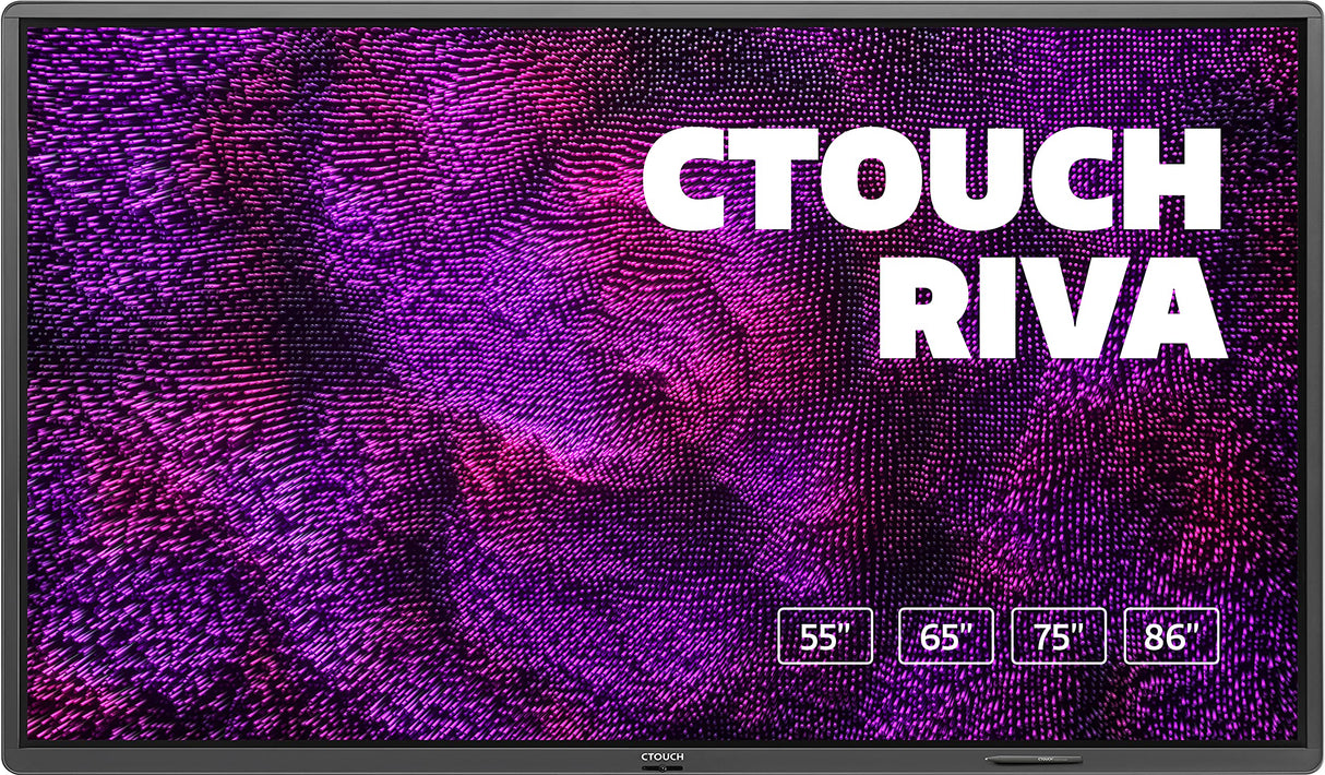CTOUCH Laser Riva 75" UHD Adaptive Touch, Built-IN JBL 80W Speakers, Sound DSP USB-C Ops Slot (10052475)