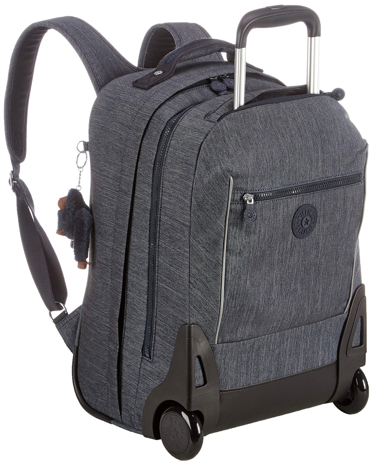 Kipling Sari Mochila Grande con Ruedas, Marine Navy (Azul)