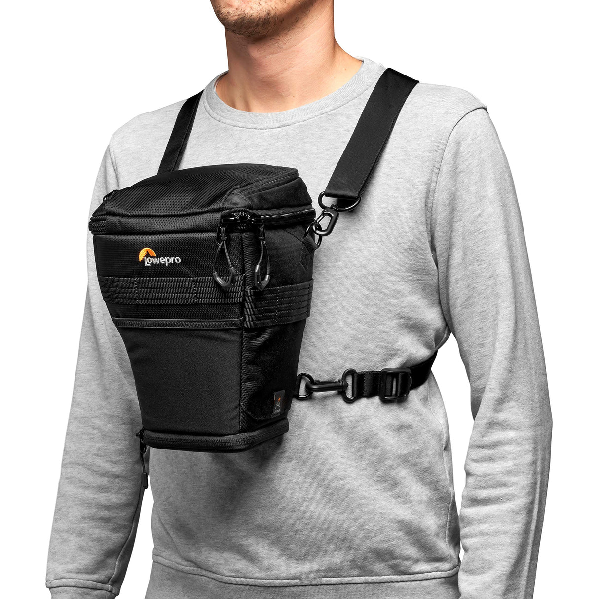 Lowepro ProTactic TLZ 70 AW DSLR toploader - expand to hold up to 24-70mm f/2.8 and lens hood with portrait grip - camera gear to personal belongings - for DSLR Like Canon 5D - LP37278-PWW