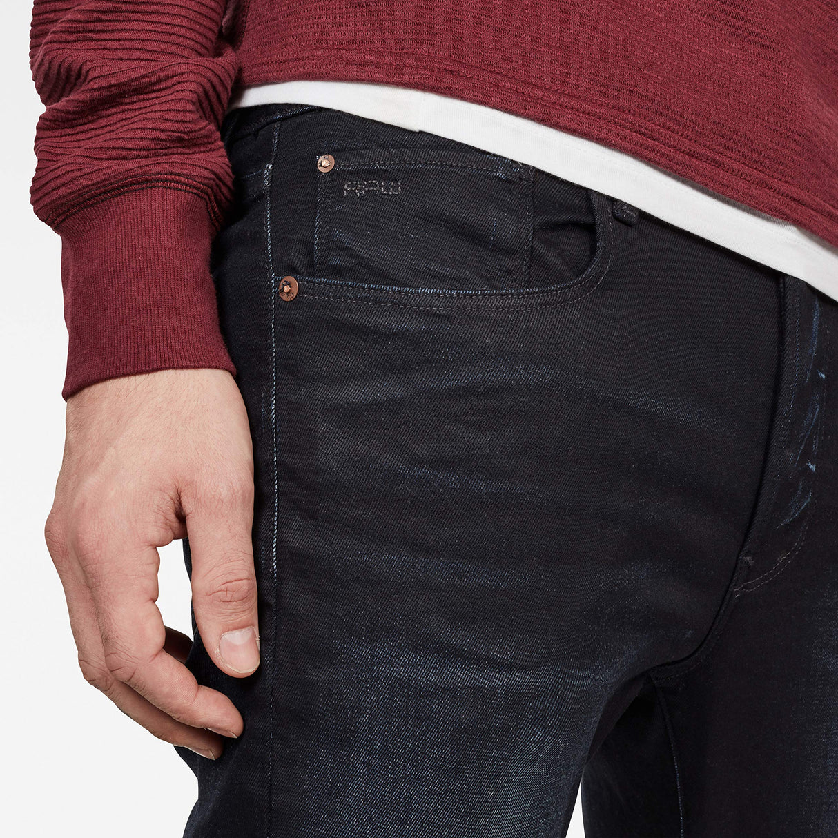 G-STAR 3301 Slim Jeans Vaqueros, Azul (Dk Aged 51001-5245-89), 32W / 32L Hombre