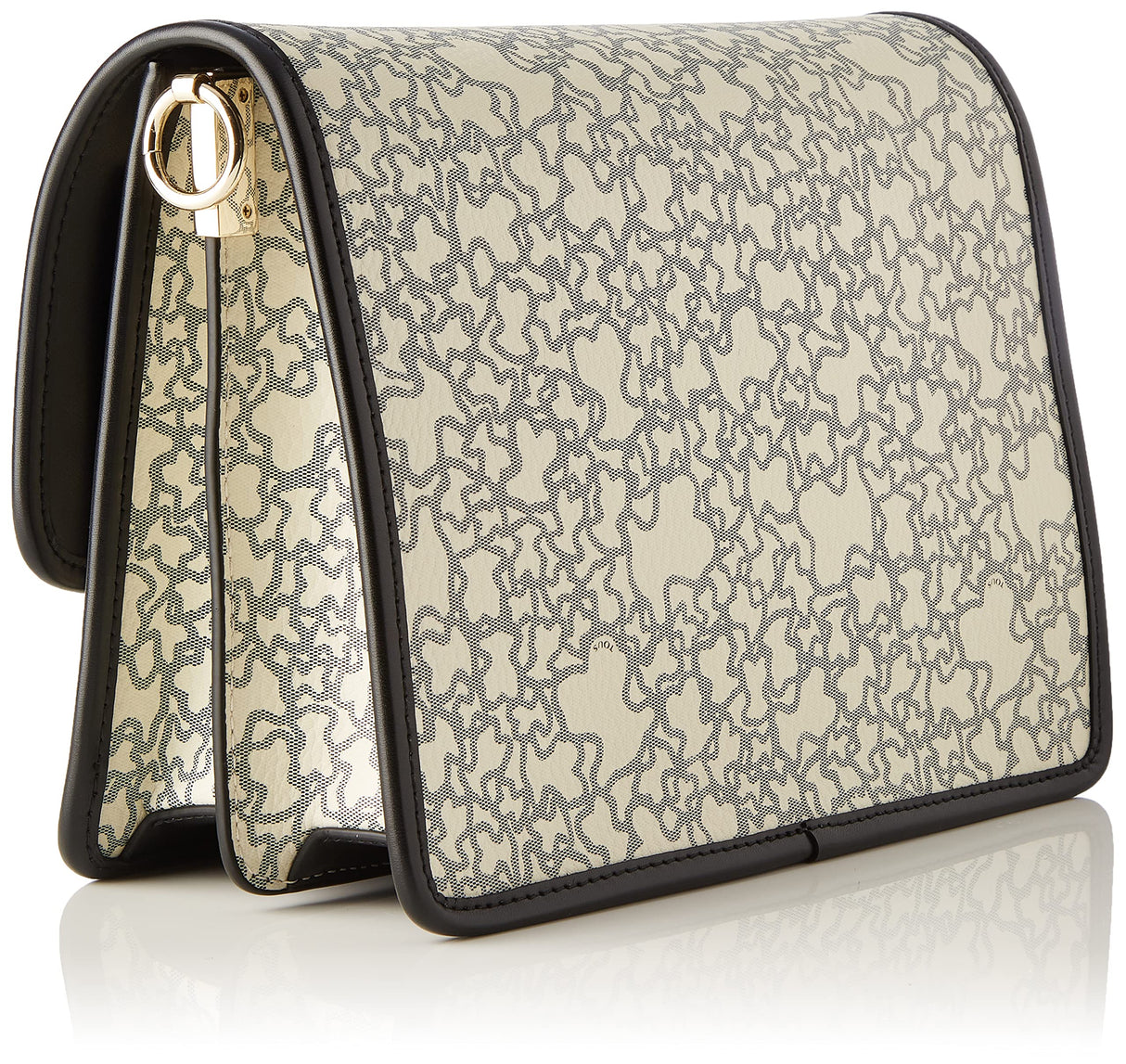 TOUS, BANDOLERA M. AUDREE K MINI para Mujer, BEIGE-NEGRO, MEDIANO