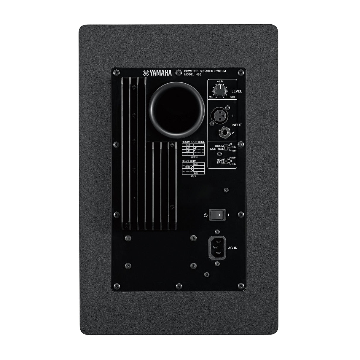 Yamaha HS8 - PA, monitor de estudio autoamplificado para DJs, productores y artistas, en negro