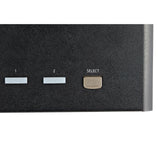 StarTech.com Switch Conmutador KVM de 2 Puertos DisplayPort 1.2 para 4 Monitores - DP HDR UHD 4K de 60Hz - Hub Ladrón de 2 Puertos USB 3.0 (5Gbps) - 4 Puertos USB 2.0 Audio Hotkeys (SV231QDPU34K)