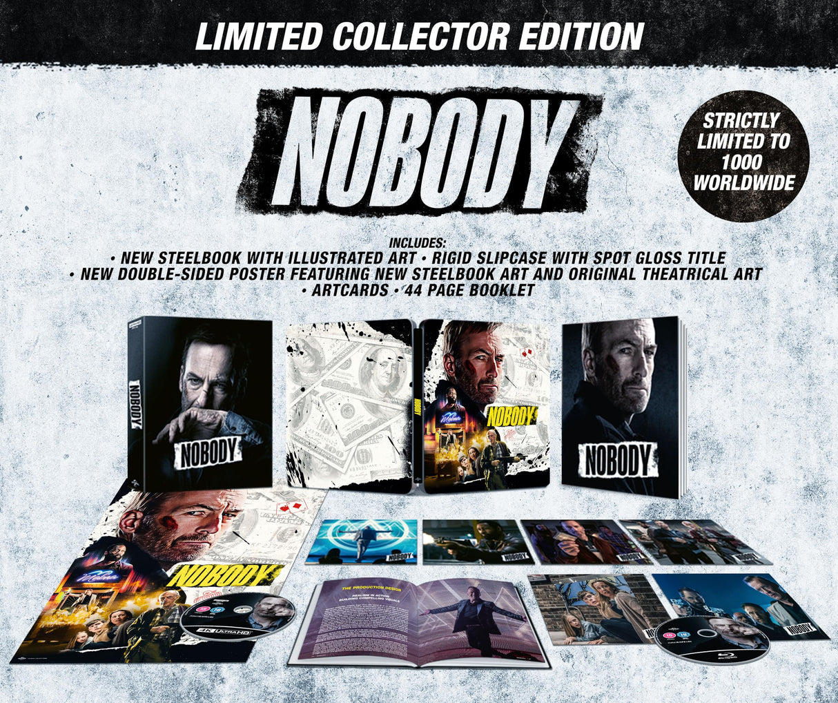 Nobody Collector's Edition [4K UHD & Blu-Ray] Limited Edition Steelbook [Blu-ray]