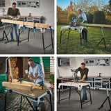 wolfcraft Banco de trabajo MASTER work 1600 I 6909000 I El banco de trabajo móvil