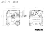 METABO 602085000 Aspiradora de seguridad