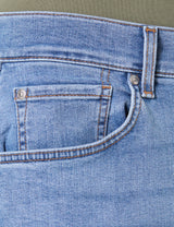 7 For All Mankind Brett Newberry Jeans, Azul Claro, 40W Hombres