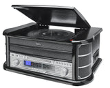 Dual 37714 NR 4-1 - Aparato Compacto nostálgico, Color Negro