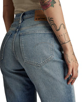 G-STAR Viktoria High Straight Jeans, Azul (Antique Faded Blue Agave Ripped D23959-d503-g130), 25W / 30L Mujer