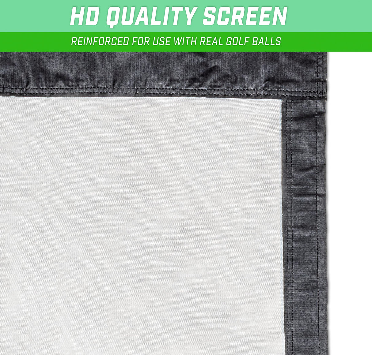 GoSports Pantalla de Impacto de simulador de Golf de 10 pies Blanco