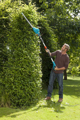 Gardena Recortasetos Telescopico Eléctrico THS 550/48. Motor de 500 W. Longitud 48 cm Ø MAX de Corte:.18 mm, Estándar, Cableado hasta 3,5 m