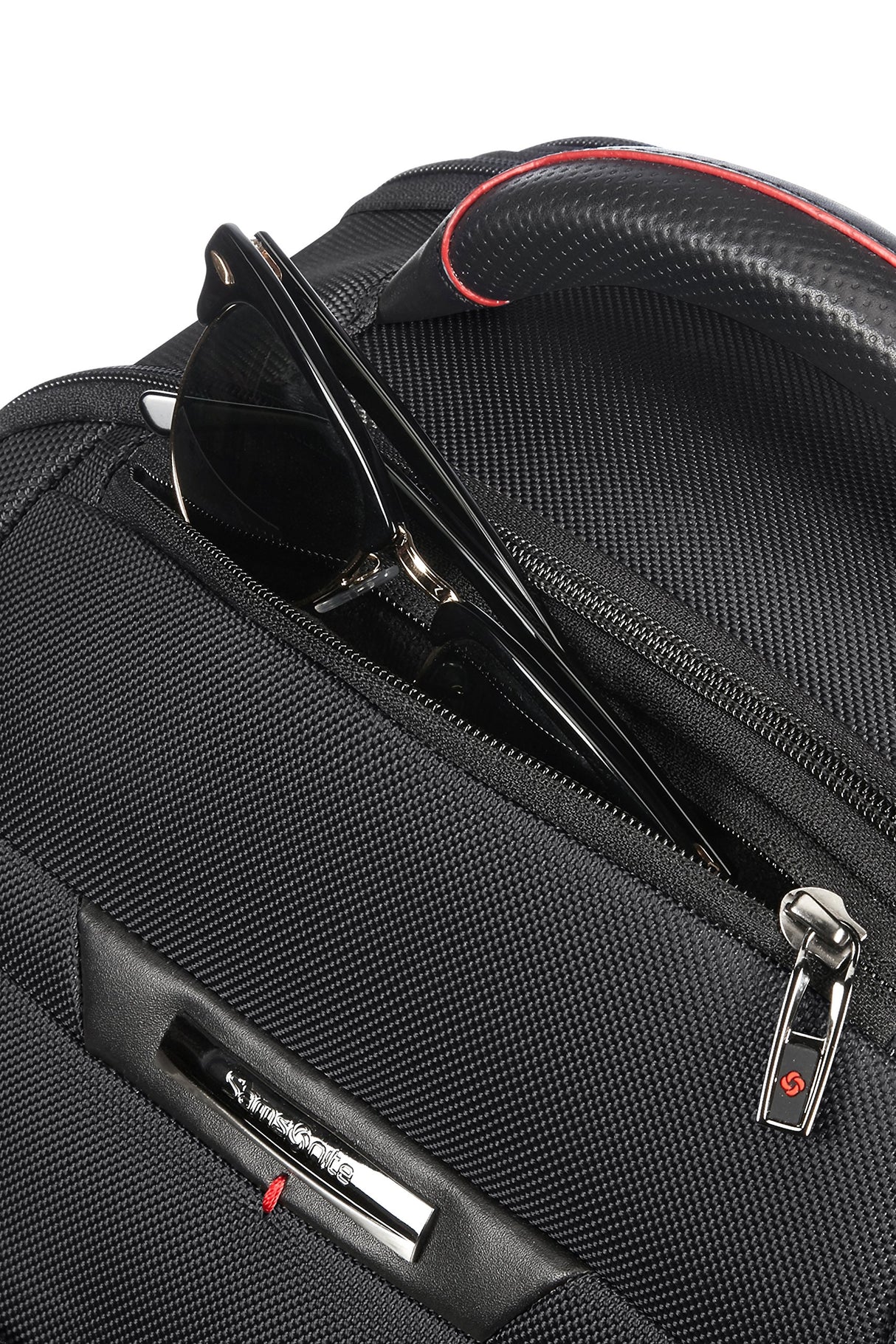 Samsonite Pro -DLX 5-15.6 pulgadas de mochila para laptop expandible, 44.5 cm, 21/26 L, negro (negro)