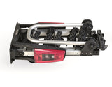 Westfalia Portabicicletas Bikelander para Enganches, para 3 Bicicletas, Apto para Bicicletas eléctricas, Plegable, Luces híbridas LED