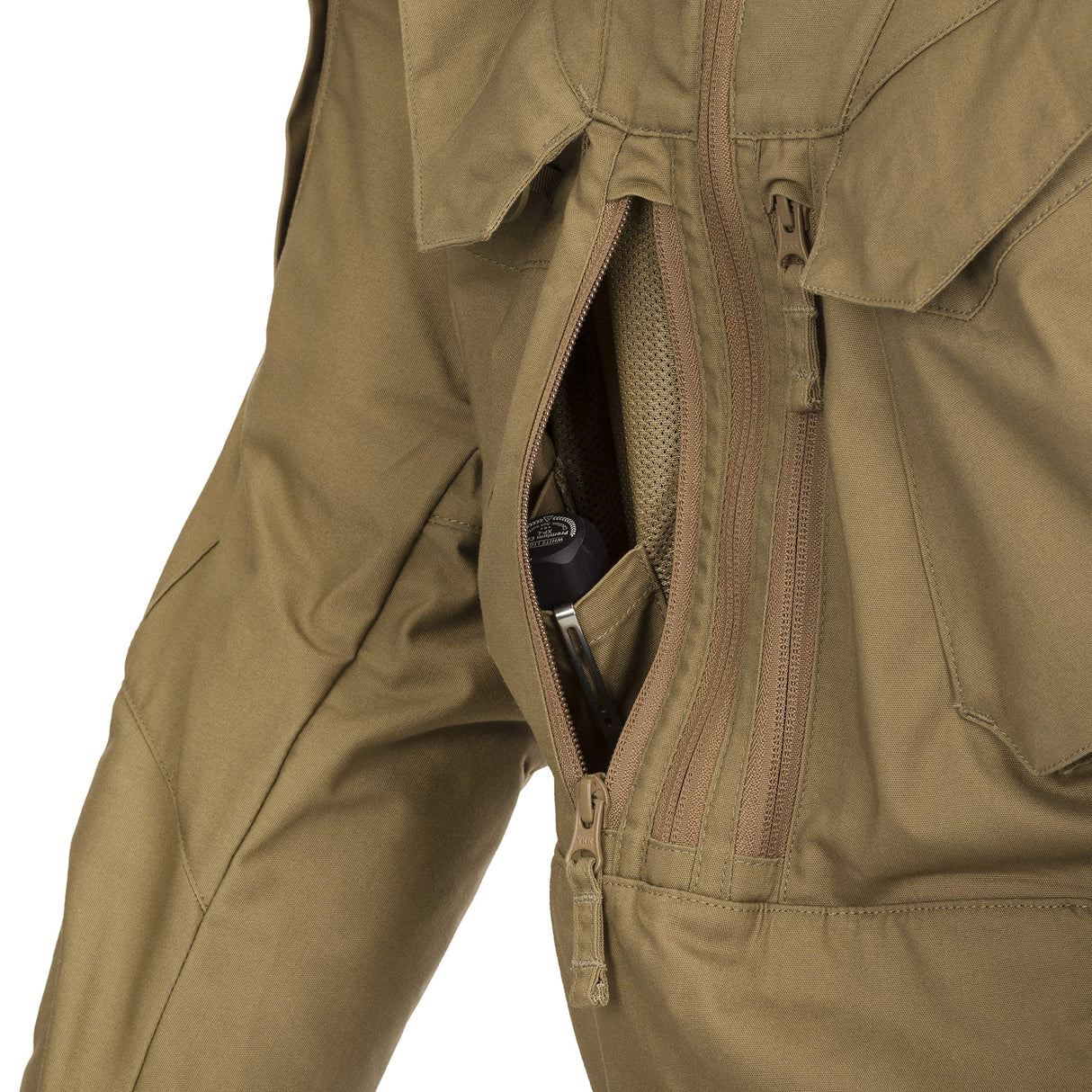 Helikon-Tex Bushcraft PILGRIM Anorak - Chaqueta para exteriores, color negro, Taiga verde-09, M