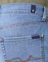 7 For All Mankind Brett Newberry Jeans, Azul Claro, 40W Hombres