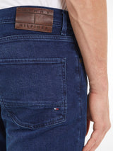Tommy Hilfiger Hombre Pantalón Vaquero Core Straight Denton Stretch, Azul (Bridger Indigo), 34W / 34L