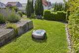 Gardena set smart SILENO life: robot cortacésped para superficies de < 750 m², control mediante aplicación del sistema smart, pasarela smart, versión ES (año modelo 2019) (19113-34)