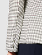 IPEKYOL Blazer Debajo de Las Caderas con Accesorios de botón Casual, Aceite, 44 para Mujer