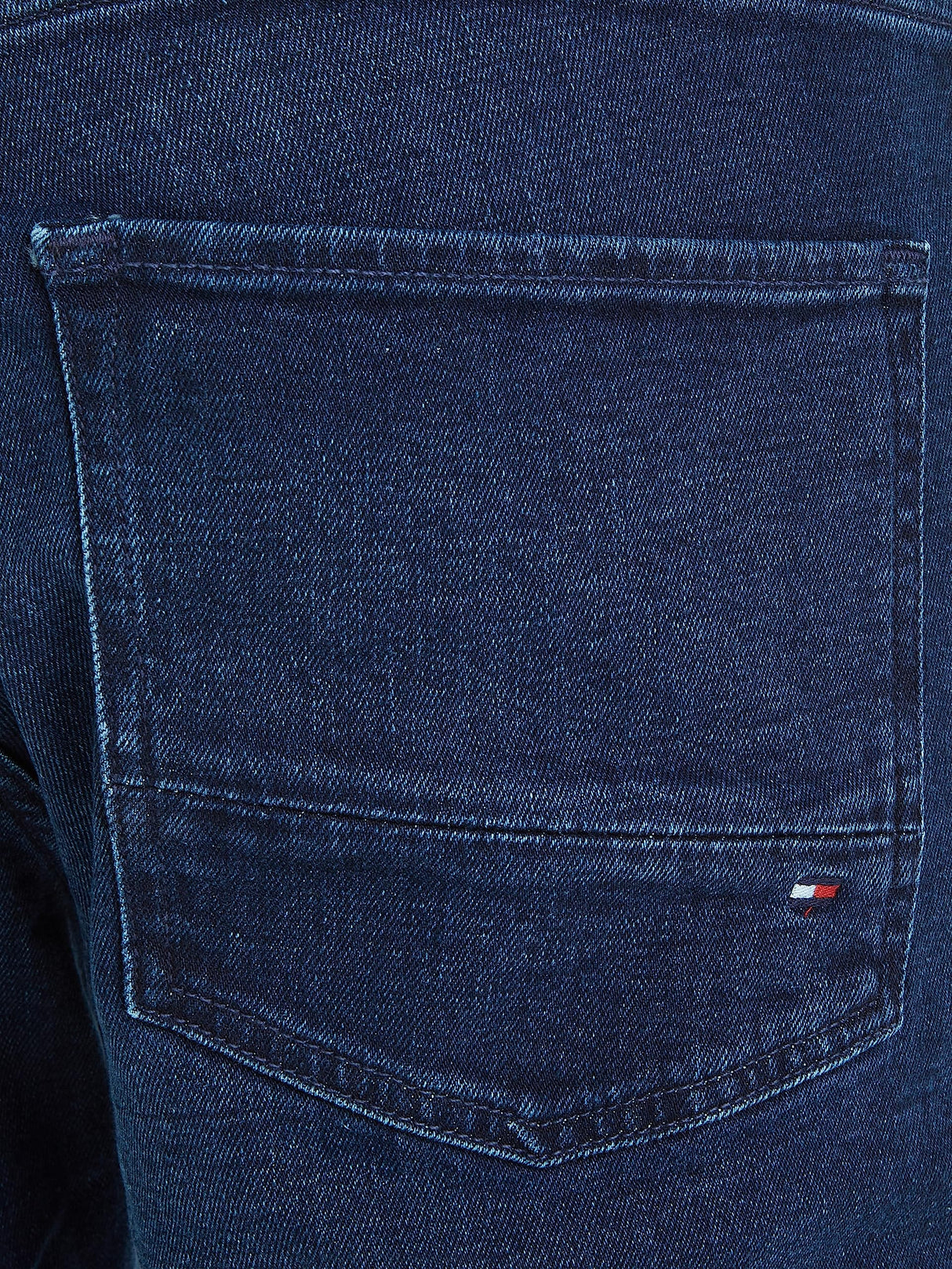 Tommy Hilfiger Hombre Pantalón Vaquero Core Straight Denton Stretch, Azul (Bridger Indigo), 34W / 34L