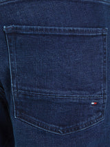 Tommy Hilfiger Hombre Pantalón Vaquero Core Straight Denton Stretch, Azul (Bridger Indigo), 34W / 34L